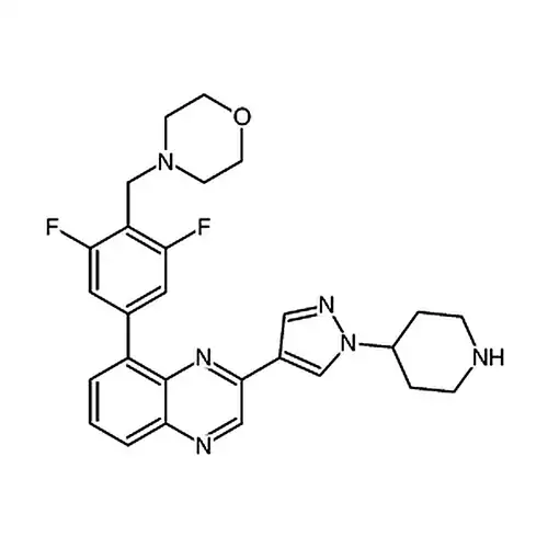 8-[3,5-二氟-4-(4-吗啉基甲基)苯基]-2-[1-(4-哌啶基)-1H-吡唑-4-基]喹喔啉