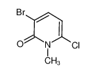 3-溴-6-氯-1-甲基吡啶-2-酮