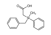 (+)-苄甲苯基硅基乙酸 [用于以核磁共振旋光纯度测定]