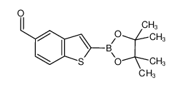 2-(4,4,5,5-四甲基-1,3,2-二氧硼杂环戊烷-2-基)苯并[b]噻吩-5-甲醛
