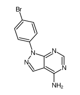 1-(4-溴苯基)-1H-吡唑并[3,4-d]嘧啶-4-胺