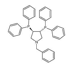(+)-N-苄基-(3R，4R)-双(二苯基膦)吡咯烷