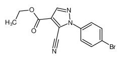 5-氰基-1-(4-溴苯基)-1H-吡唑-4-羧酸乙酯