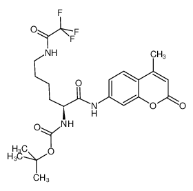 Boc-Lys(Tfa)-AMC