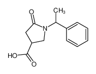 5-氧代-1-(1-苯乙基)吡咯烷-3-羧酸