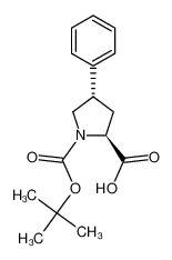 N-叔丁氧羰基-(2S,4S)-4-苯基吡咯烷-2-羧酸