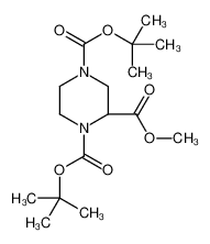 (S)-1,4-二叔丁基 2-甲基 哌嗪-1,2,4-三羧酸酯