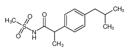 N- [2-(4-异丁基苯基)丙基] - 甲磺酰胺