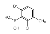 6-溴-2-氯-3-甲基苯硼酸