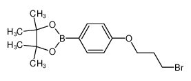 2-(4-(3-溴丙氧基)苯基)-4,4,5,5-四甲基-1,3,2-二氧硼杂环戊烷
