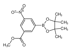 3-硝基-5-(4,4,5,5-四甲基-1,3,2-二氧硼杂环戊烷-2-基)苯甲酸甲酯