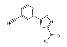 5-(3-氰基苯基)异噁唑-3-甲酸