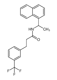 (S)-N-(1-(萘-1-基)乙基)-3-(3-(三氟甲基)苯基)丙酰胺