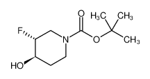 反式-3-氟-4-羟基哌啶-1-羧酸叔丁酯