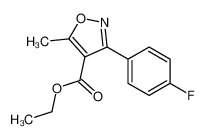 3-(4-氟苯基)-5-甲基异噁唑-4-羧酸乙酯