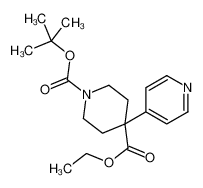 1-叔丁基4-乙基4-(吡啶-4-基)哌啶-1，4-二羧酸