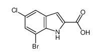 7-溴-5-氯-1H-吲哚-2-羧酸
