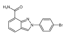 2-(4-溴-苯基)-2H-吲唑-7-甲酰胺