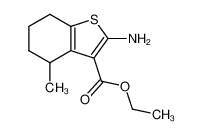 2-氨基-4-甲基-4,5,6,7-四氢苯并[b]噻吩-3-羧酸乙酯