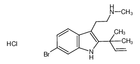 Desformylflustrabromine hydrochloride