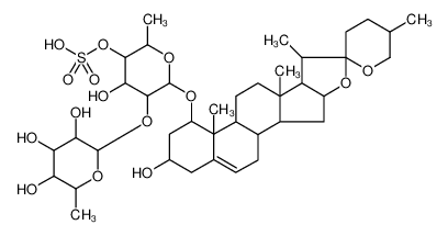 麦冬皂苷B单硫酸酯
