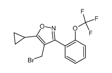 4-(溴甲基)-5-环丙基-3-[2-(三氟甲氧基)苯基]异噁唑