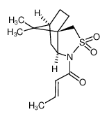 (E)-1-((3aR,6S,7aS)-8,8-二甲基-2,2-二氧化六氢-1H-3a,6-甲桥苯并[c]异噻唑-1-基)丁-2-烯-1-酮