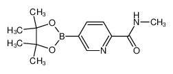 N-甲基-5-(4,4,5,5-四甲基-1,3,2-二氧硼杂环戊烷-2-基)吡啶甲酰胺