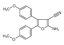 2-氨基-4,5-双(4-甲氧基苯基)呋喃-3-甲腈