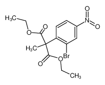 2-(2-溴-4-硝基苯基)-2-甲基丙二酸二乙酯