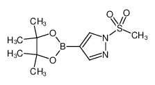 1-(甲基磺酰基)-4-(4,4,5,5-四甲基-1,3,2-二氧硼杂环戊烷-2-基)-1H-吡唑