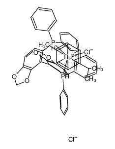氯化[(S)-(-)-5,5'-双(二苯基膦)-4,4'-二-1,3-苯并二茂](对伞花烃)钌(II)氯化物