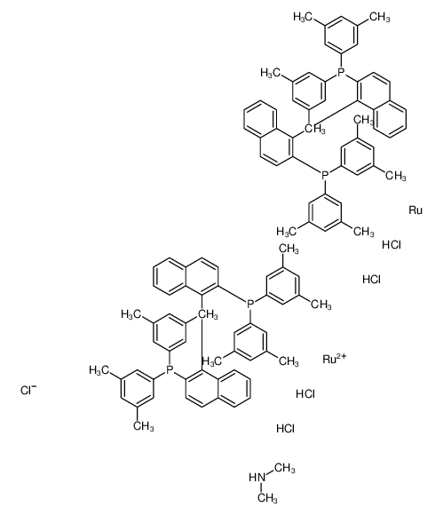 二甲基铵二氯三(μ-氯)双[(R)-(+)-2,2'-双[人(3,5-二甲苯基)膦基]-1,1'-联萘基]二钌(II)