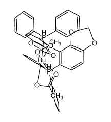 二乙酸根[(R)-(+)-5,5'-双(二苯基膦)-4,4'-联-1,3-苯并二恶茂]钌(II)
