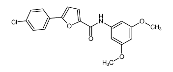 5-(4-氯苯基)-N-(3,5-二甲氧基苯基)-2-呋喃甲酰胺