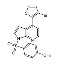 4-(3-溴噻吩-2-基)-1-甲苯磺酰基-1H-吡咯并[2，3-b]吡啶