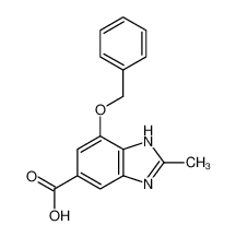 4-(苄氧基)-2-甲基-1H-苯并[d]咪唑-6-羧酸