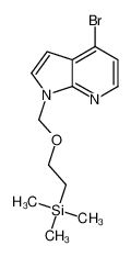 4-溴-1-(((2-(三甲基甲硅烷基)乙氧基)甲基)-1H-吡咯并[2，3-b]吡啶