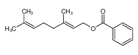 (E)-3，7-二甲基辛-2，6-二烯-1-基苯甲酸