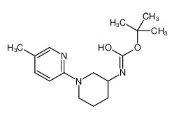 N-[1-(5-甲基-2-吡啶基)-3-哌啶基]氨基甲酸叔丁酯