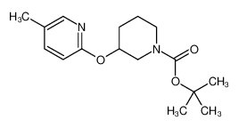 3-[(5-甲基-2-吡啶基)氧基]-1-哌啶甲酸叔丁酯