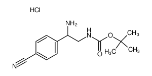 [2-AMINO-2-(4-CYANO-PHENYL)-ETHYL]-CARBAMIC ACID TERT-BUTYL ESTER HYDROCHLORIDE