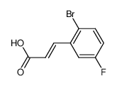 (E)-3-(2-溴-5-氟苯基)丙烯酸
