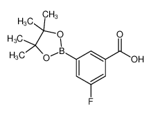 3-氟-5-(4,4,5,5-四甲基-1,3,2-二氧硼杂环戊烷-2-基)苯甲酸