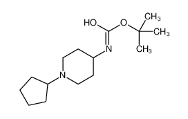 (1-环戊基哌啶-4-基)氨基甲酸叔丁酯