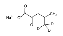 Sodium 4-methyl-2-oxopentanoate-d3