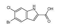 5-溴-6-氯-2-吲哚甲酸