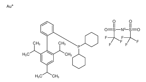 2-二环己基膦-2′,4′,6′-三异丙基联苯金(I)双(三氟甲烷磺酰)亚胺