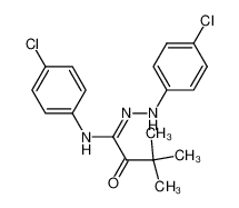 N,N'-双(4-氯苯基)-3,3-二甲基-2-氧代丁烷亚胺酰肼