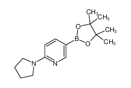 2-(吡咯烷-1-基)-5-(4,4,5,5-四甲基-1,3,2-二氧硼杂环戊烷-2-基)吡啶
